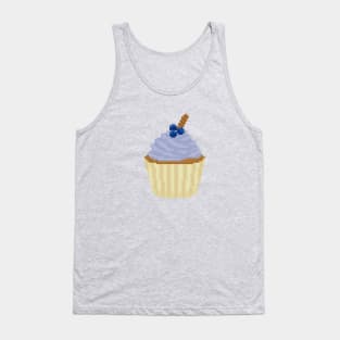 Periwinkle cupcake pixel art Tank Top